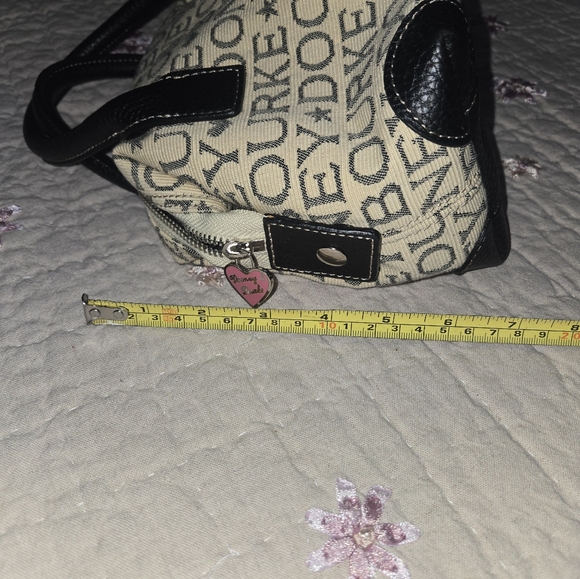 NWT Dooney & Bourke Black and Tan Small Satchel - Picture 11 of 11